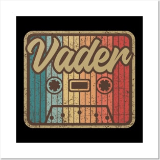 Vader Vintage Cassette Posters and Art